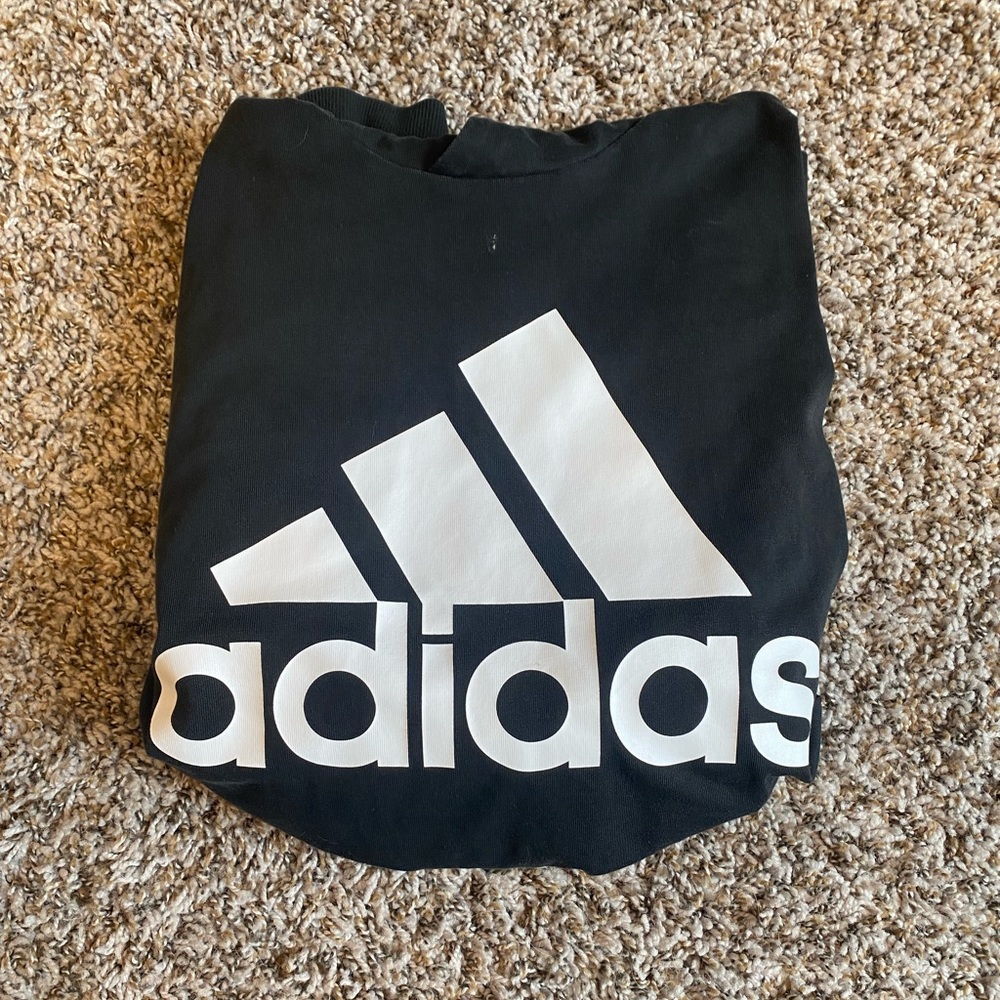 Adidas black sports hoodie